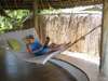 Maureen Stover - relaxing in Zanzibar